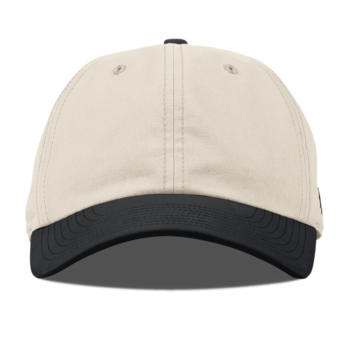 Bare Canvas Dad Hat Beige/Vintage Black
