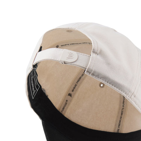 Bare Canvas Dad Hat Beige/Vintage Black