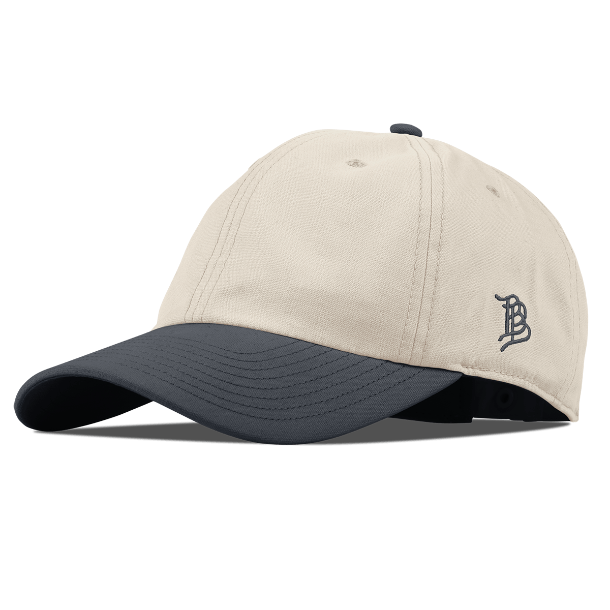 Bare Canvas Dad Hat Beige/Vintage Navy