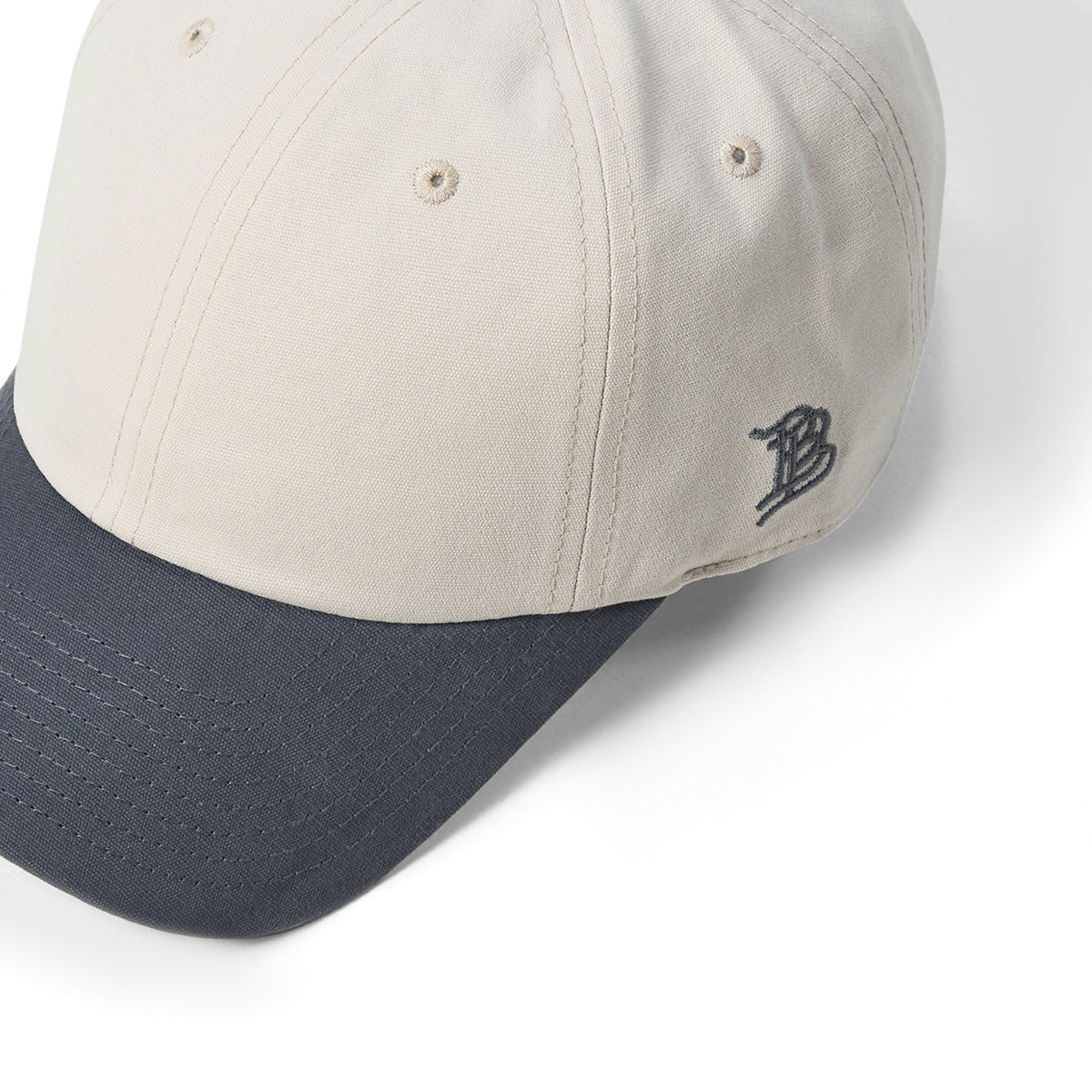 Bare Canvas Dad Hat Beige/Vintage Navy