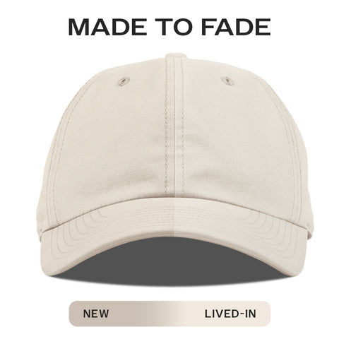 Bare Canvas Dad Hat Beige