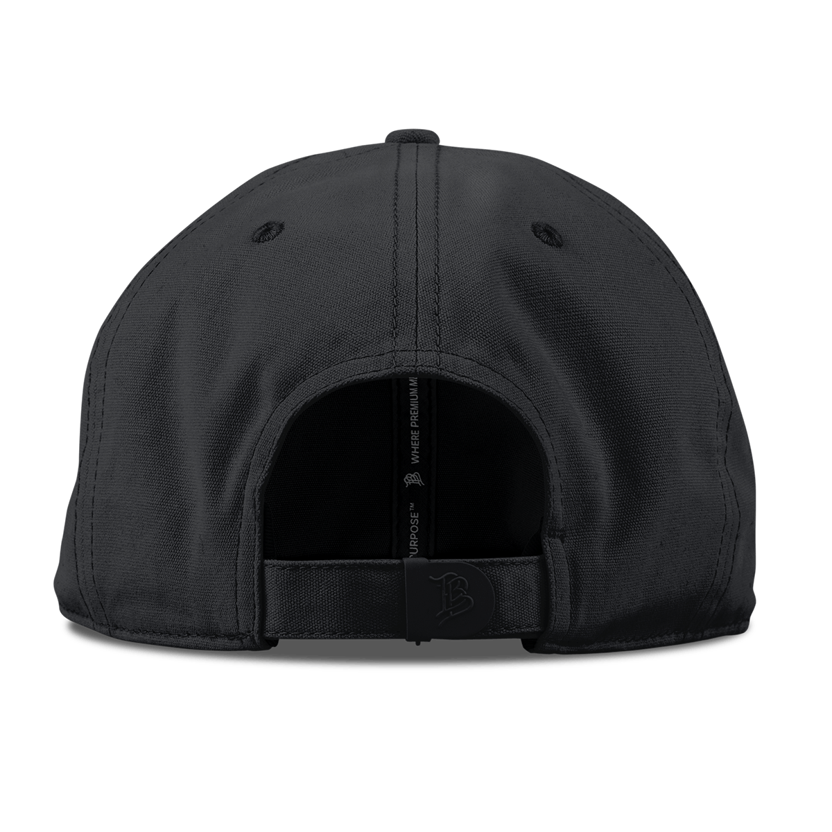 Bare Canvas Dad Hat Vintage Black