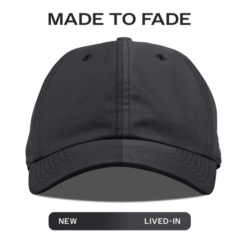 Bare Canvas Dad Hat Vintage Black
