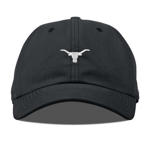 University of Texas "Mini Vintage Texas Longhorn Stitched" Curved Canvas Dad Hat Vintage Black