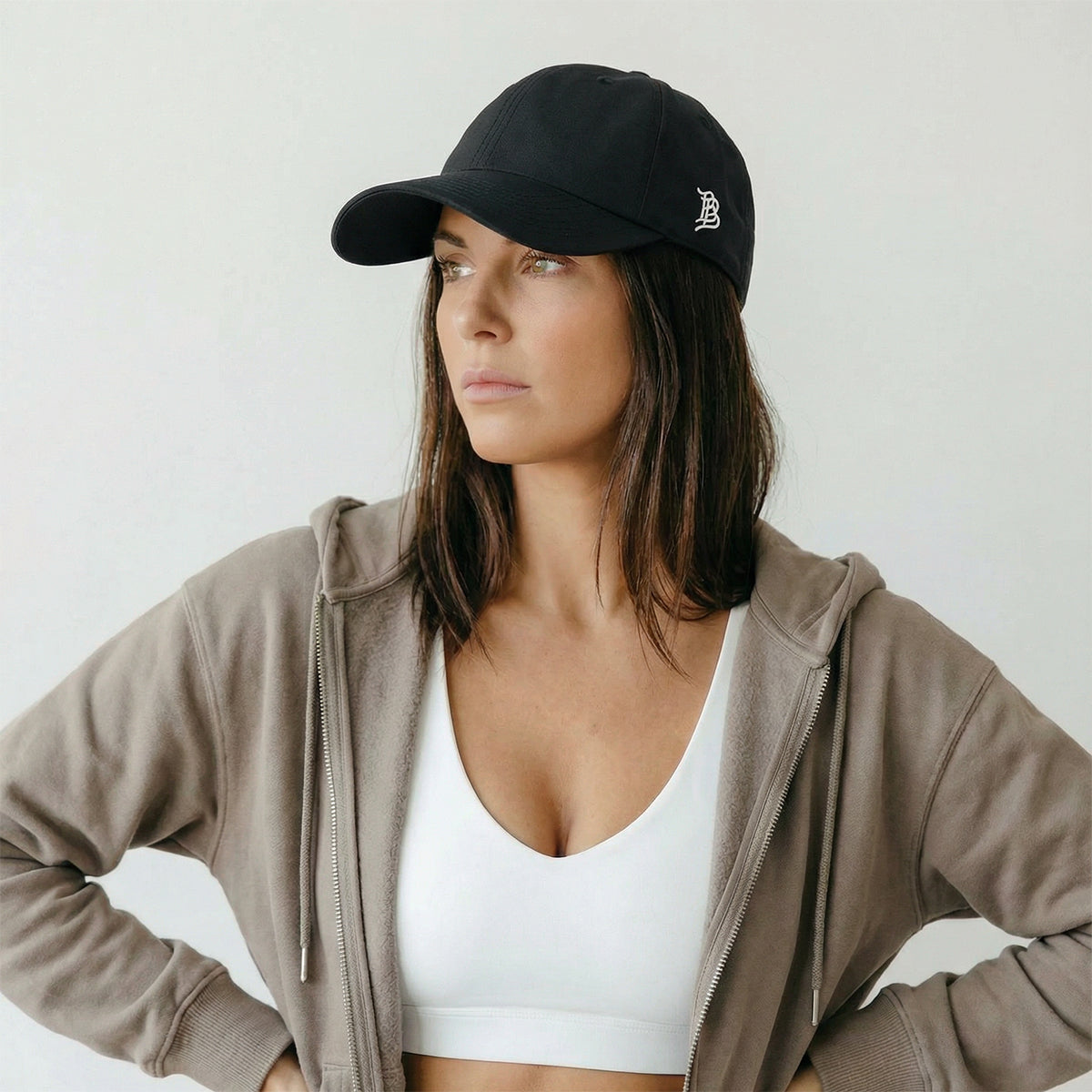 Bare Canvas Dad Hat Vintage Black