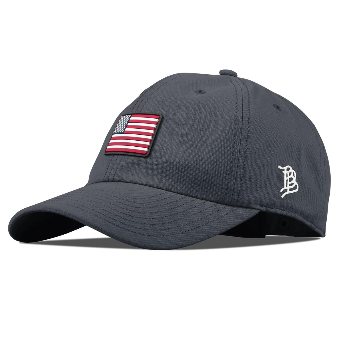 Mini Old Glory Curved Canvas Dad Hat Vintage Navy