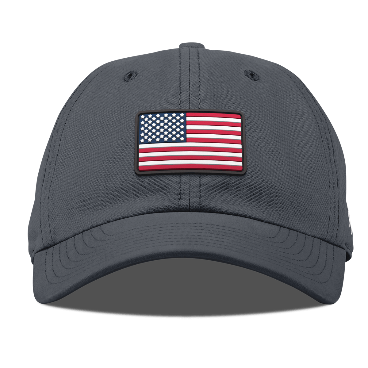 Mini Old Glory Curved Canvas Dad Hat Vintage Navy