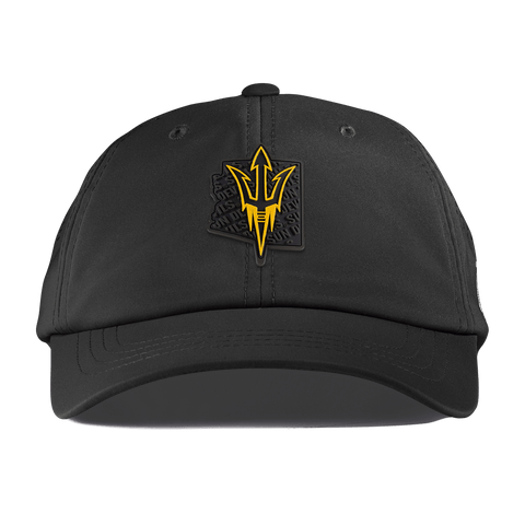 Arizona State University "ASU Blackout Pitchfork" Performance Dad Hat Black
