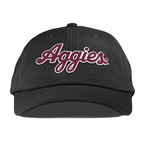 Texas A&M University "Aggies Script" Performance Dad Hat Black