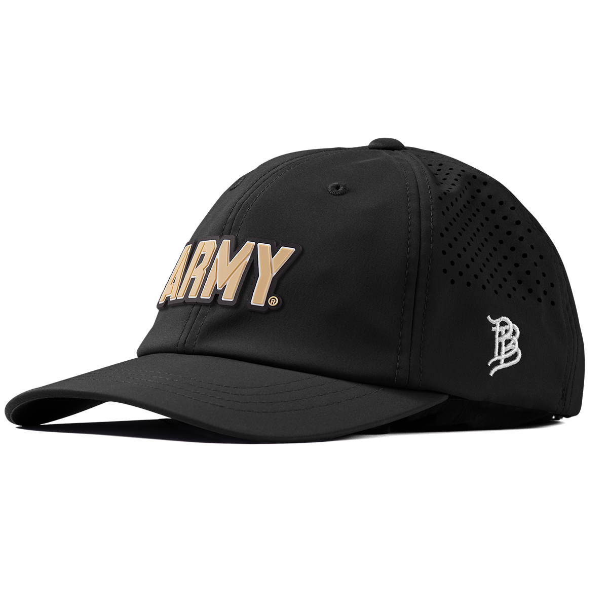 Army "Army West Point Gold Block" Performance Dad Hat Black