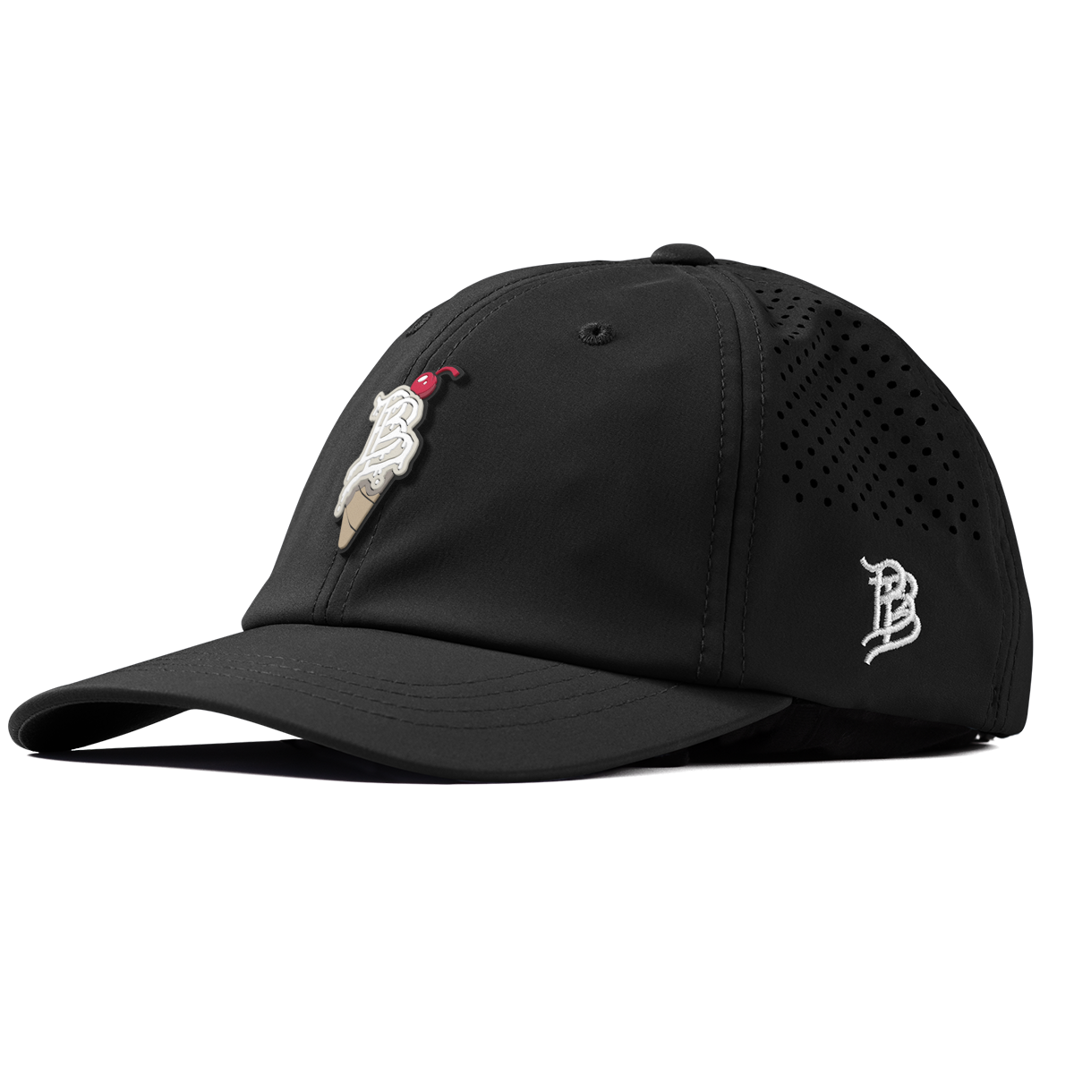 BB Drip Cone Performance Dad Hat Black