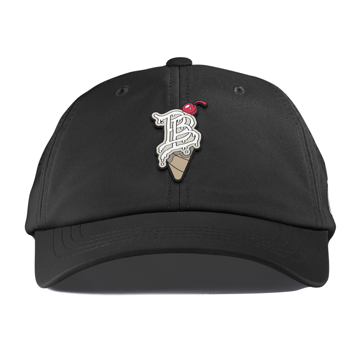 BB Drip Cone Performance Dad Hat Black