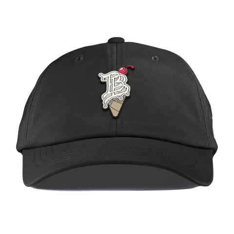BB Drip Cone Performance Dad Hat Black