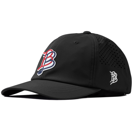 BB Golf USA Performance Dad Hat Black