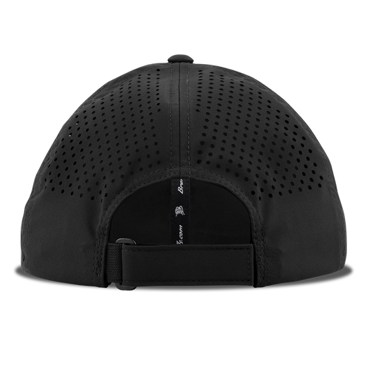 Ghostly PVC Performance Dad Hat Back Black
