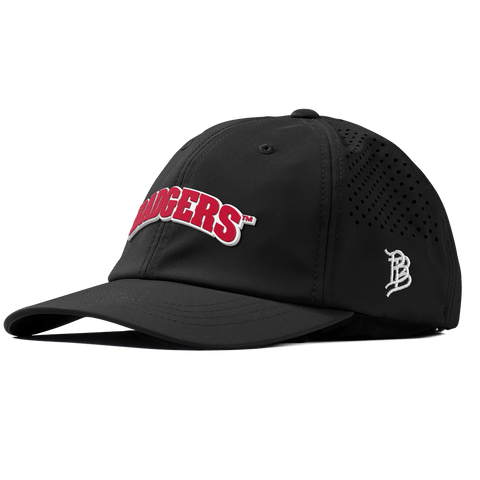 University of Wisconsin "Badgers Block" Performance Dad Hat Black