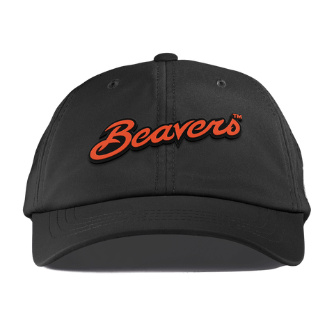 Oregon State University "Beavers Script" Performance Dad Hat Black