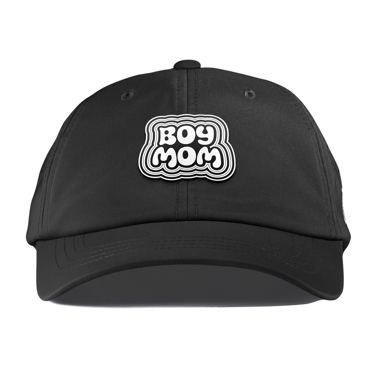Boy Mom Performance Dad Hat Black