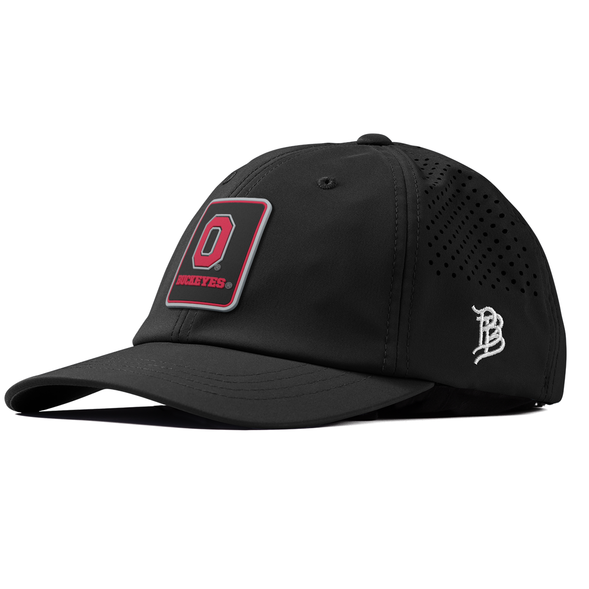 Ohio State University "Buckeyes Badge" Performance Dad Hat Black
