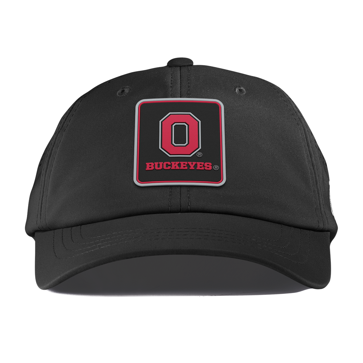 Ohio State University "Buckeyes Badge" Performance Dad Hat Black