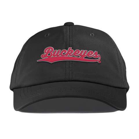 Ohio State University "Buckeyes Script" Performance Dad Hat Black