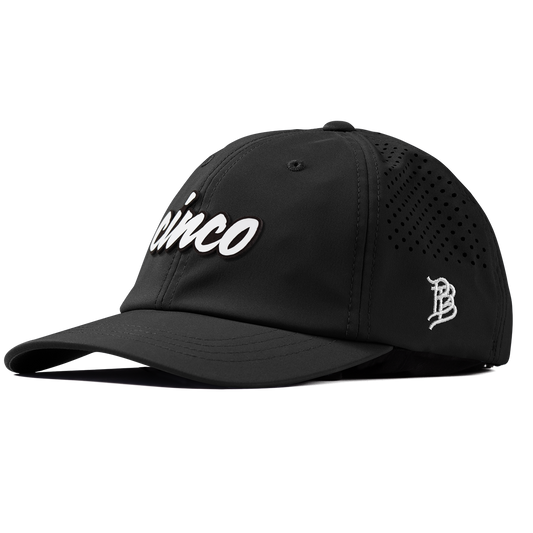 Cinco Script Performance Dad Hat Black