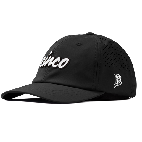 Cinco Script Performance Dad Hat Black
