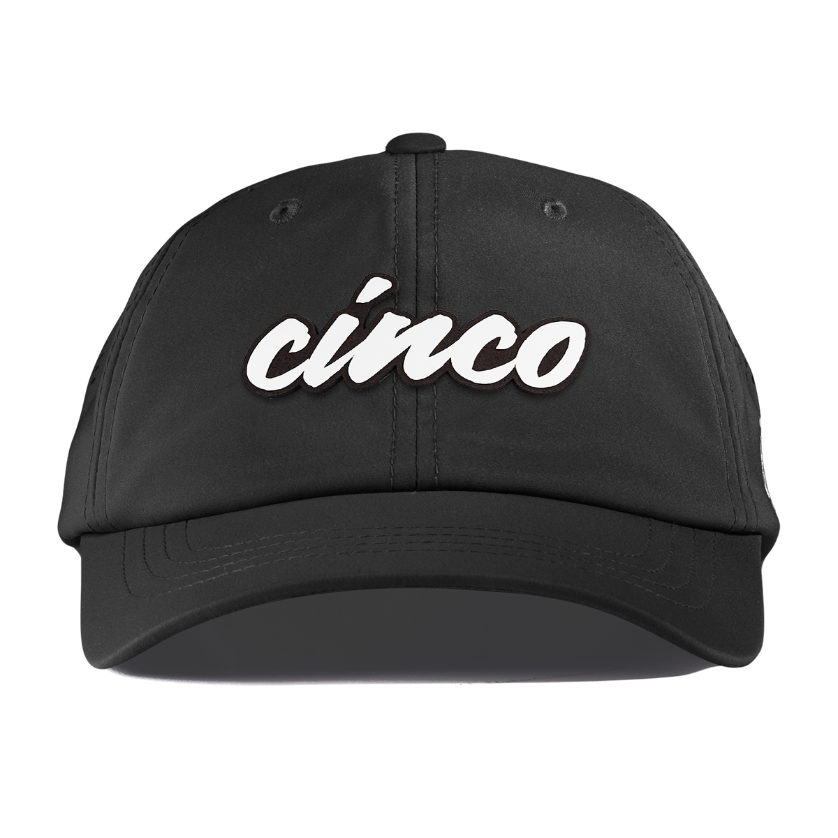 Cinco Script Performance Dad Hat Black