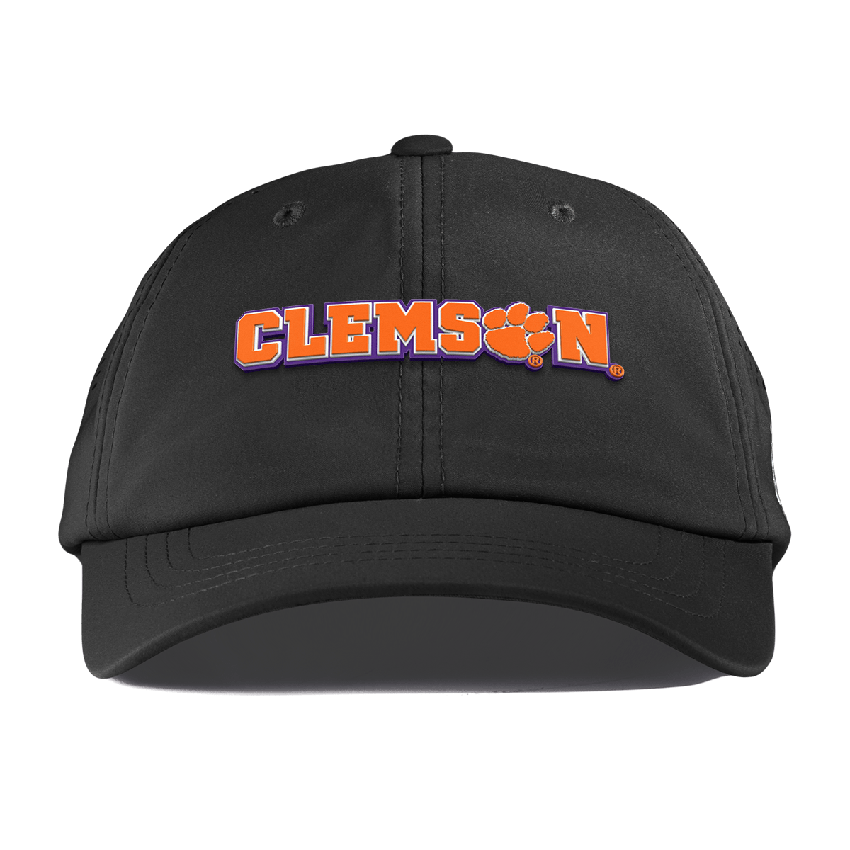 Clemson University "Clemson Block" Performance Dad Hat Black
