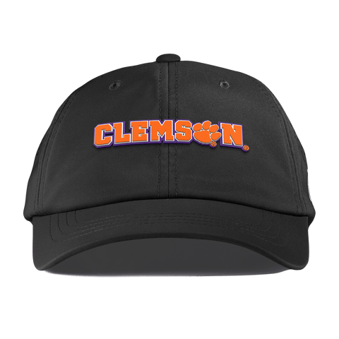 Clemson University "Clemson Block" Performance Dad Hat Black