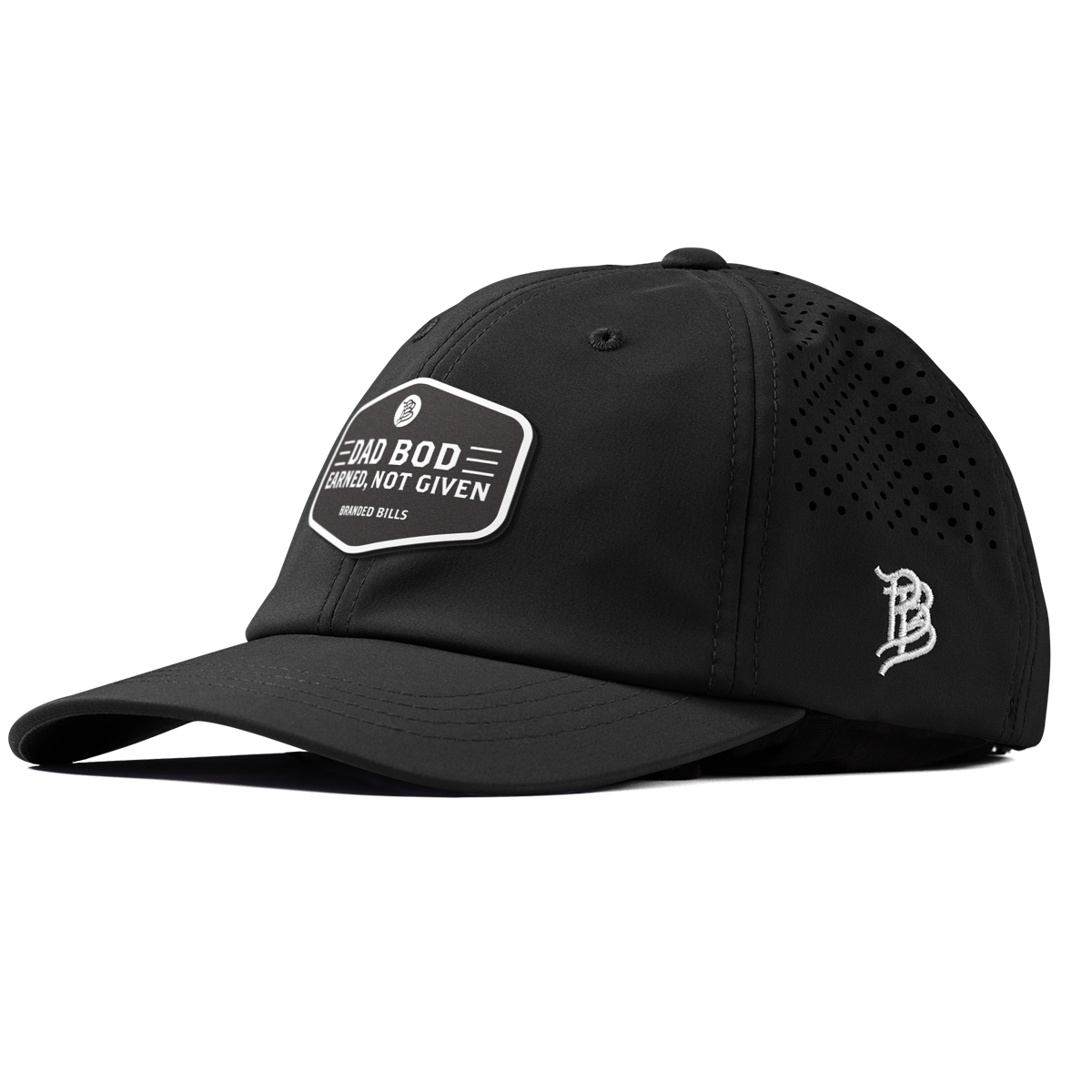 Dad Bod Performance Dad Hat Black