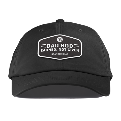 Dad Bod Performance Dad Hat Black