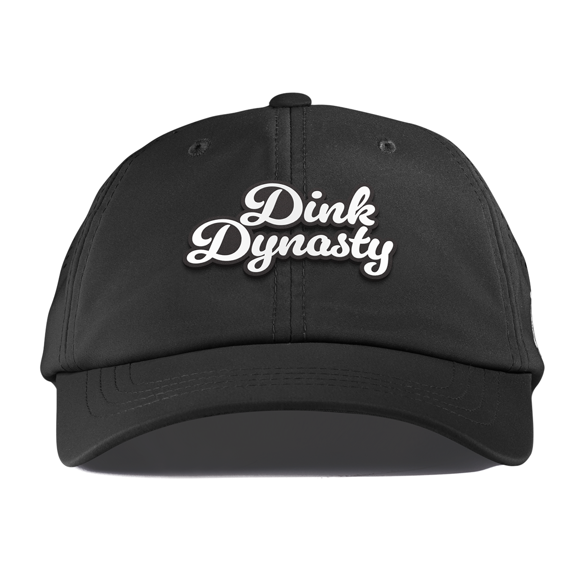 Dink Dynasty Script Performance Dad Hat Black