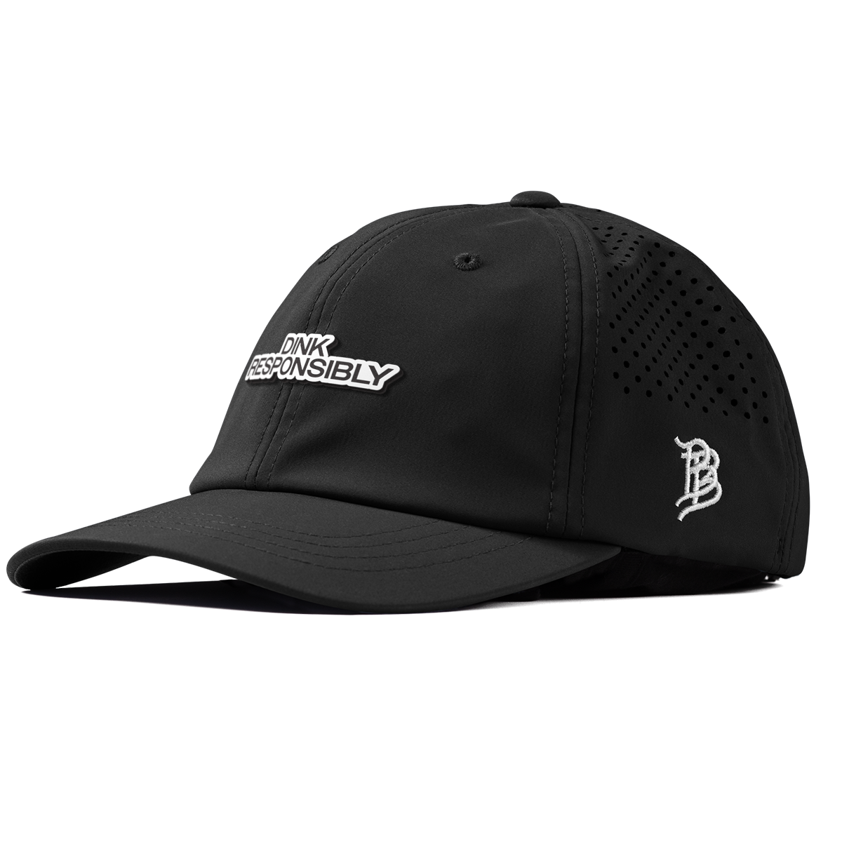 Dink Responsibly Performance Dad Hat Black