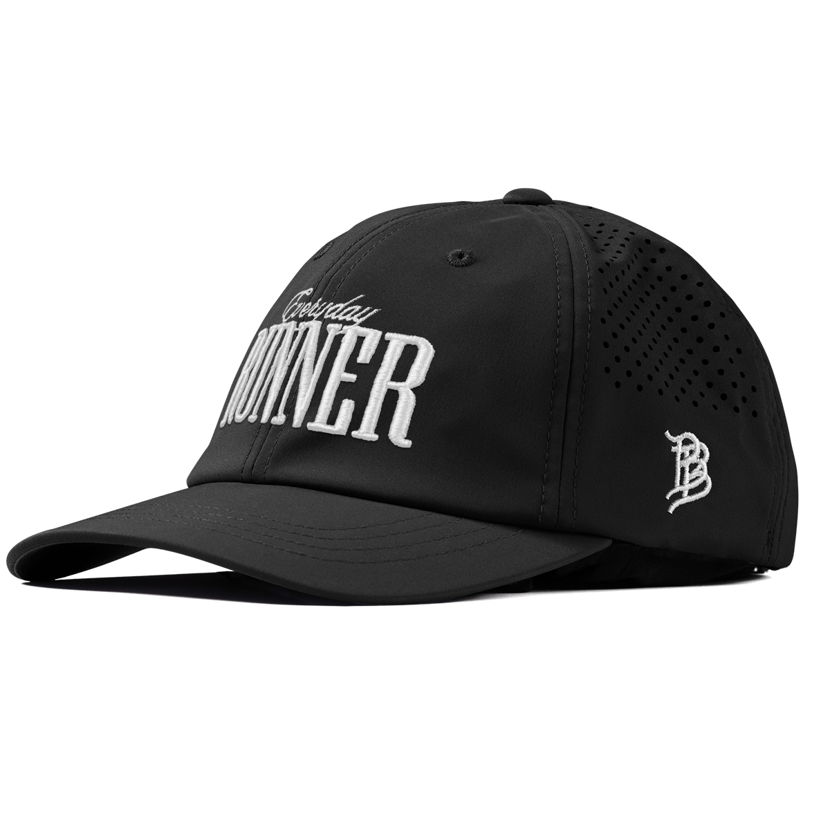 Everyday Runner Curved Performance Dad Hat Black