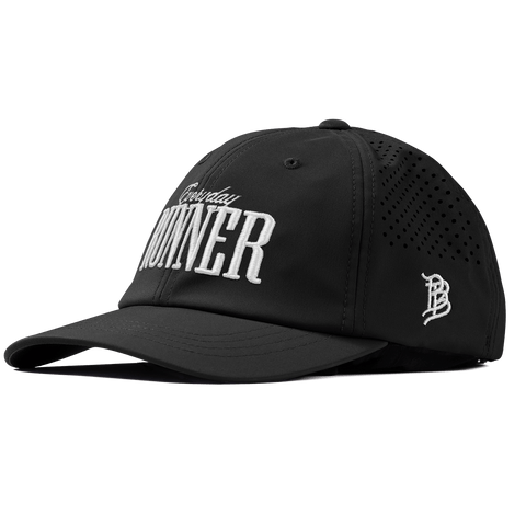 Everyday Runner Curved Performance Dad Hat Black