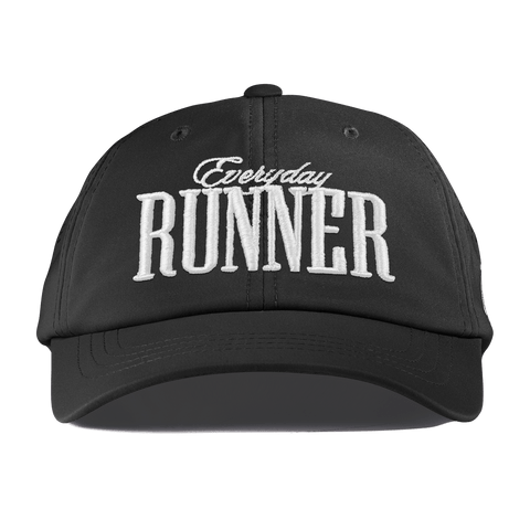 Everyday Runner Curved Performance Dad Hat Black