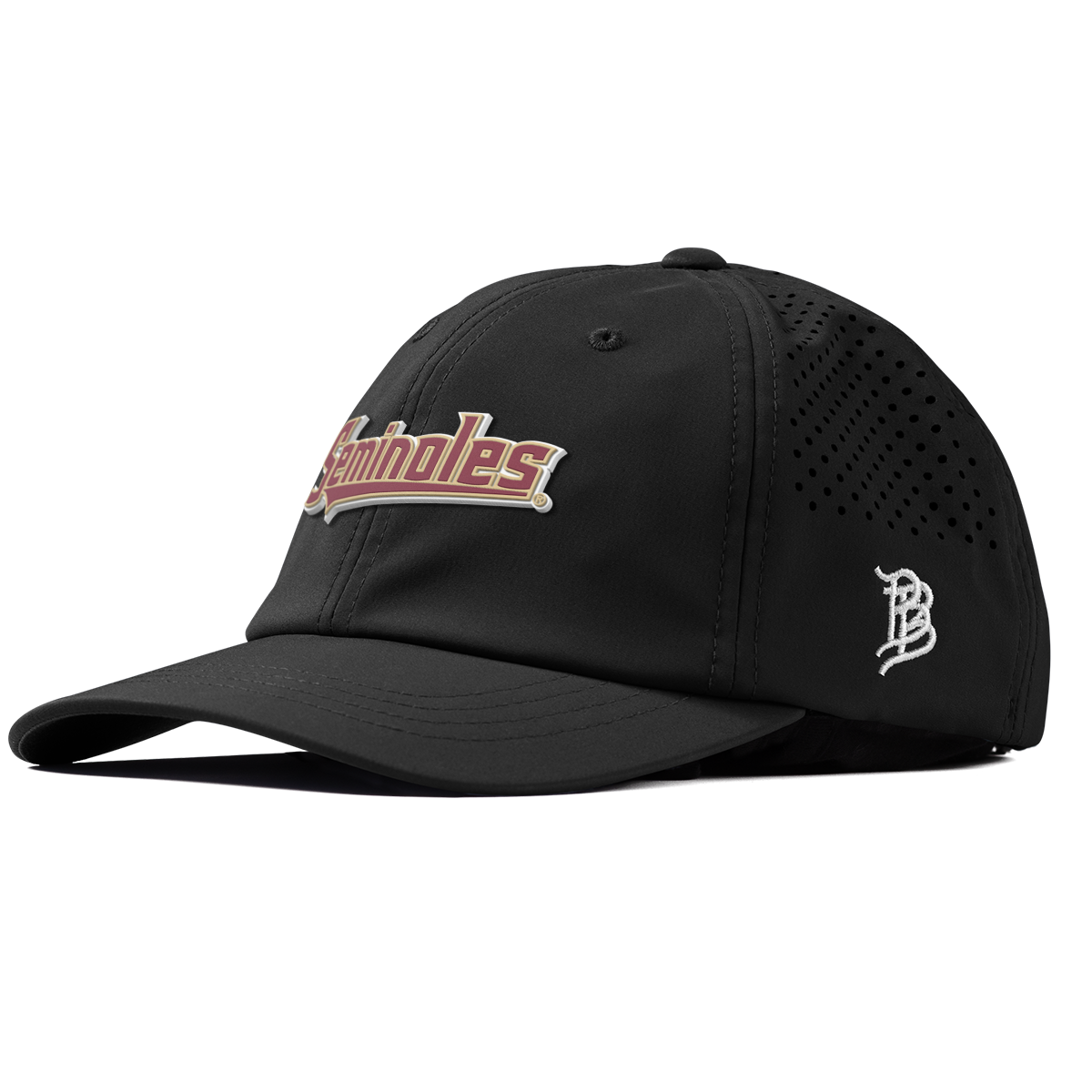 Florida State University "FSU Seminoles Block" Performance Dad Hat Black 