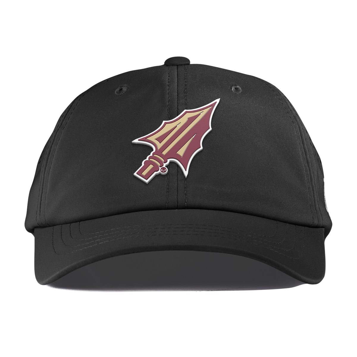 Florida State University "FSU Spear Tip" Performance Dad Hat Black