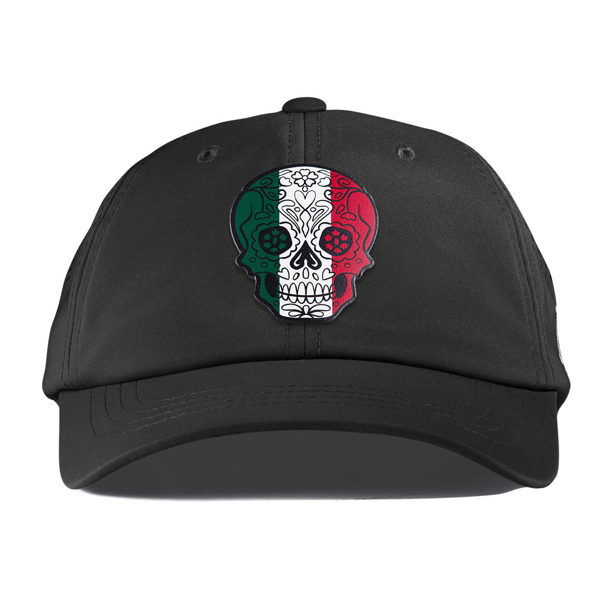 Fiesta Sugar Skull Performance Dad Hat Black