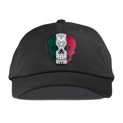 Fiesta Sugar Skull Performance Dad Hat Black