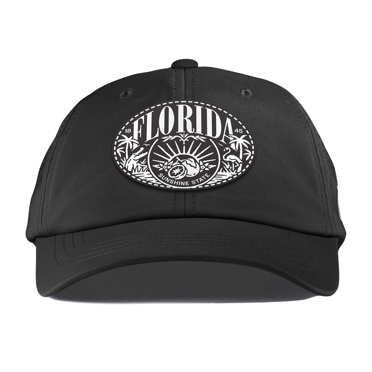 Florida Traveler Performance Dad Hat Black