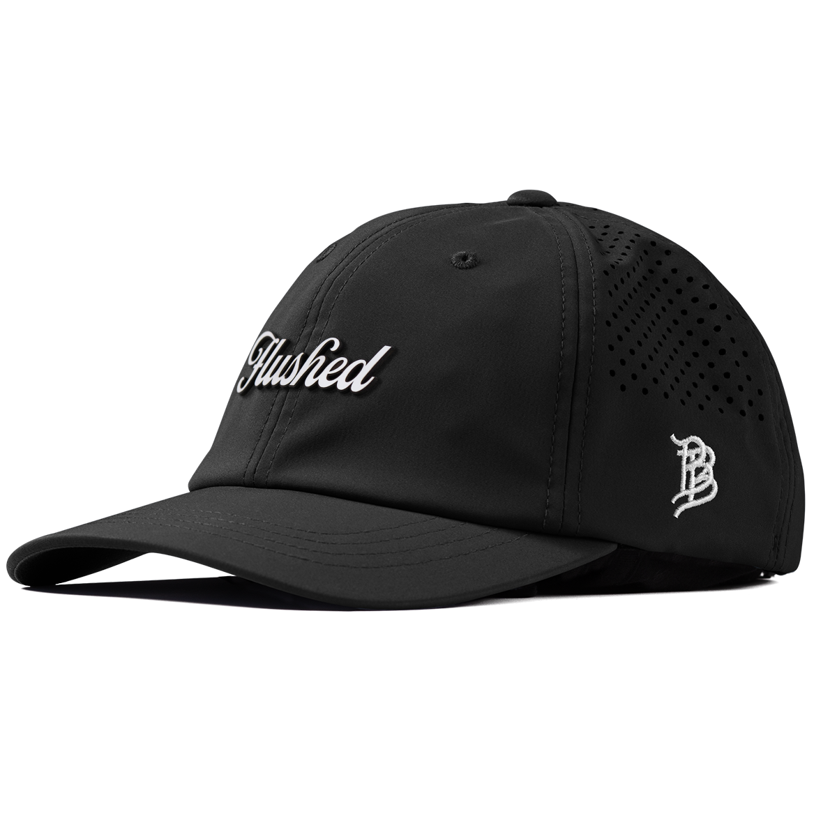 Flushed Script Performance Dad Hat Black