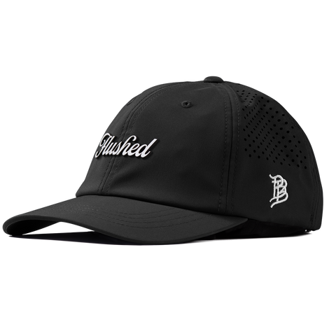 Flushed Script Performance Dad Hat Black