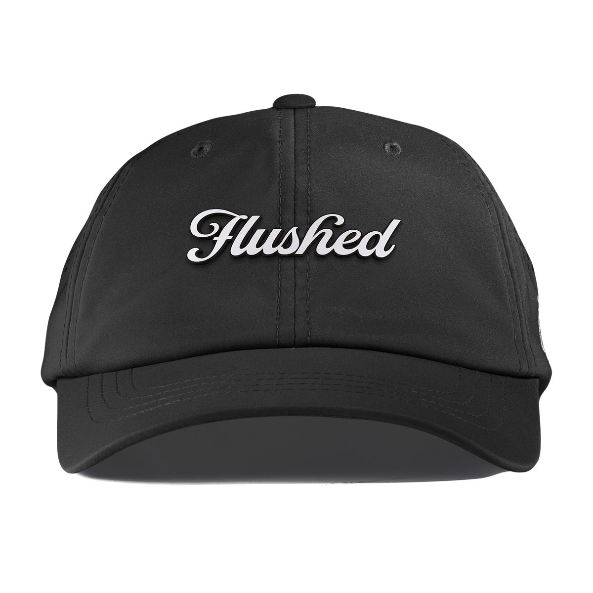 Flushed Script Performance Dad Hat Black