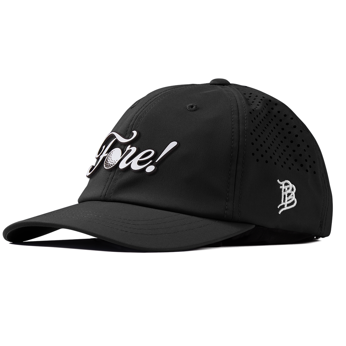 Fore! Script Performance Dad Hat Black