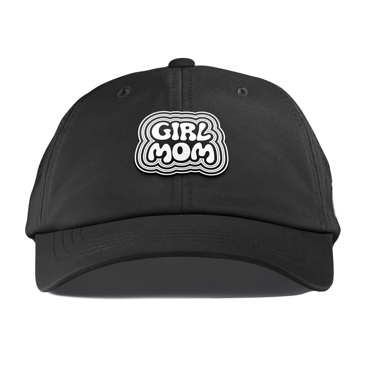 Girl Mom Performance Dad Hat Black