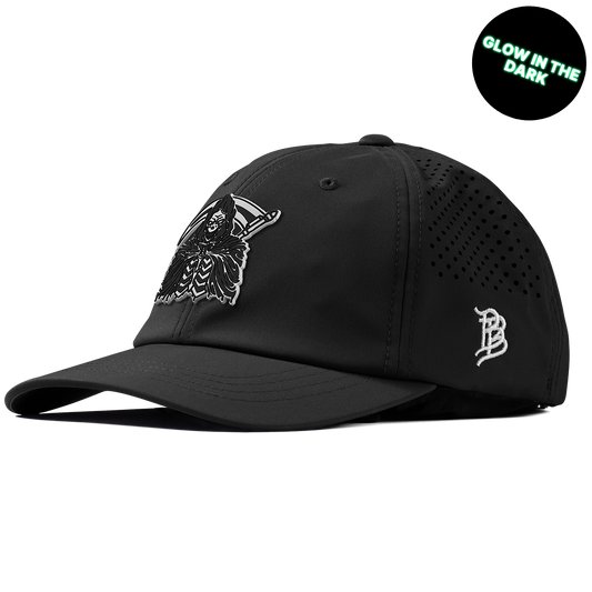 Grim Reaper Glow Performance Dad Hat Black