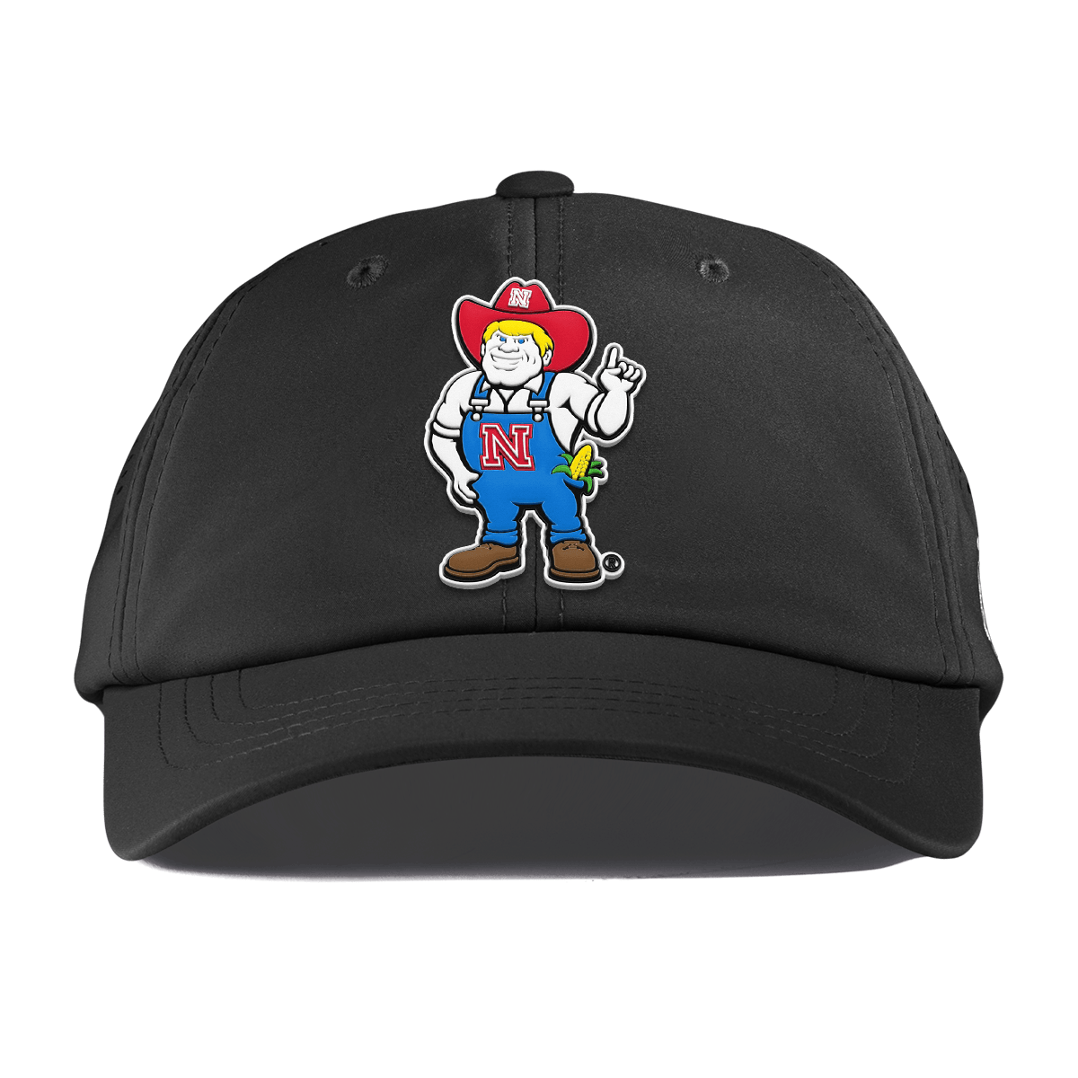 University of Nebraska "Herbie"  Performance Dad Hat Black