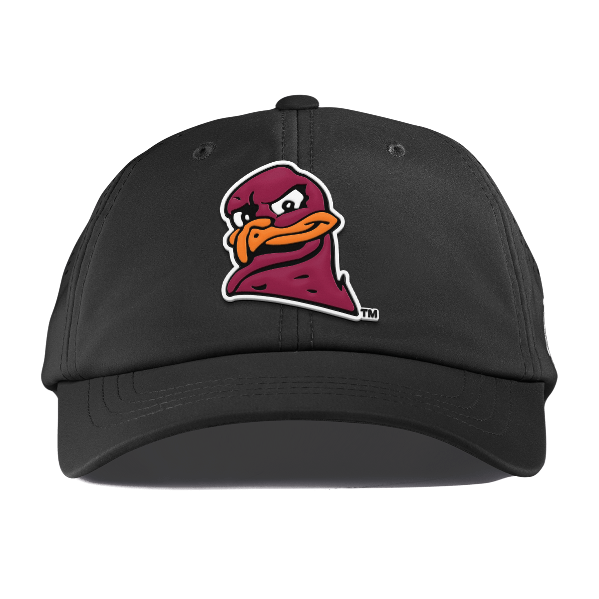 Virginia Tech University "HokieBird" Performance Dad Hat Black